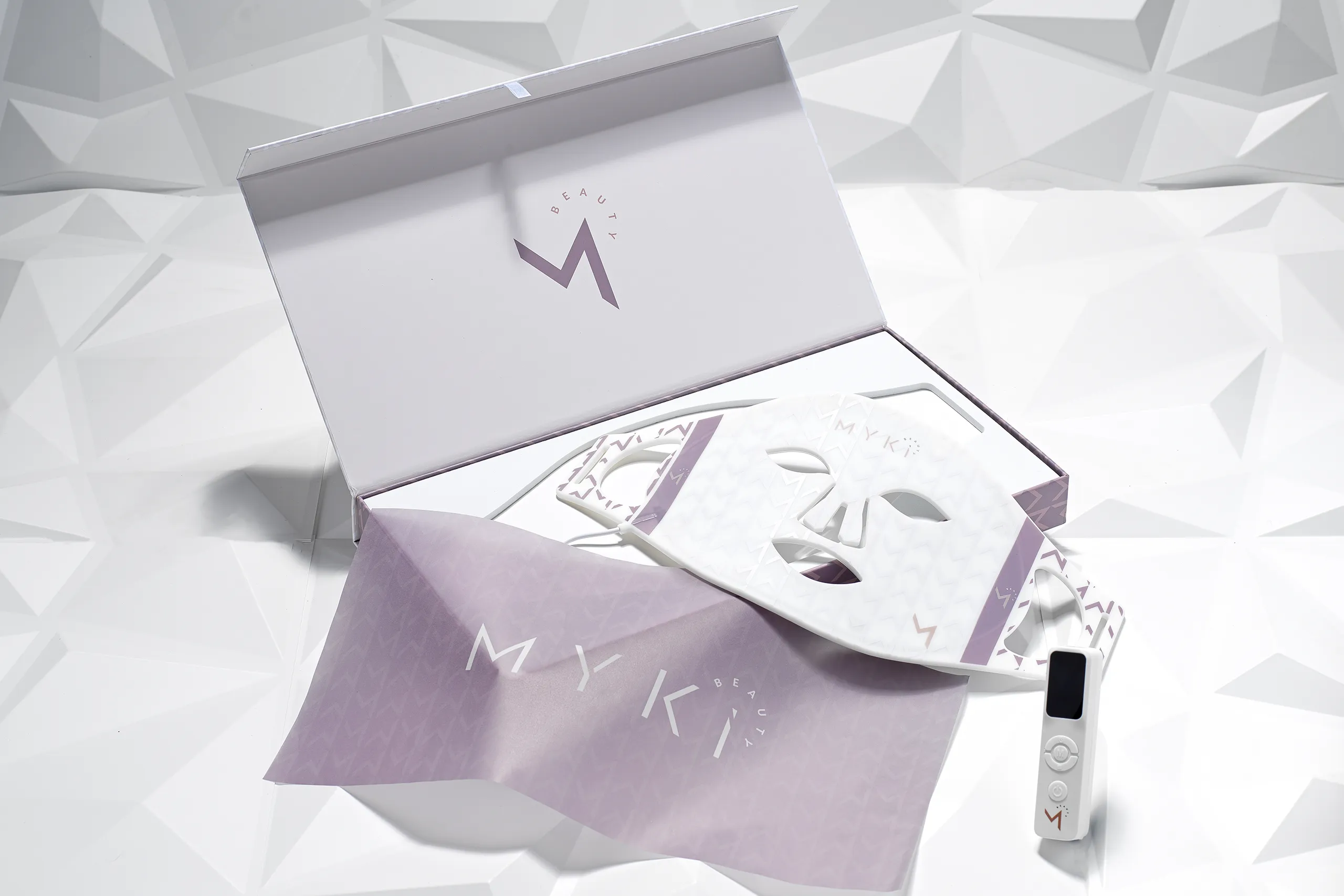 MyKi beauty face mask in box with controller