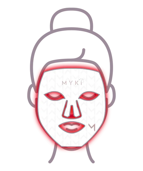 red light led face mask