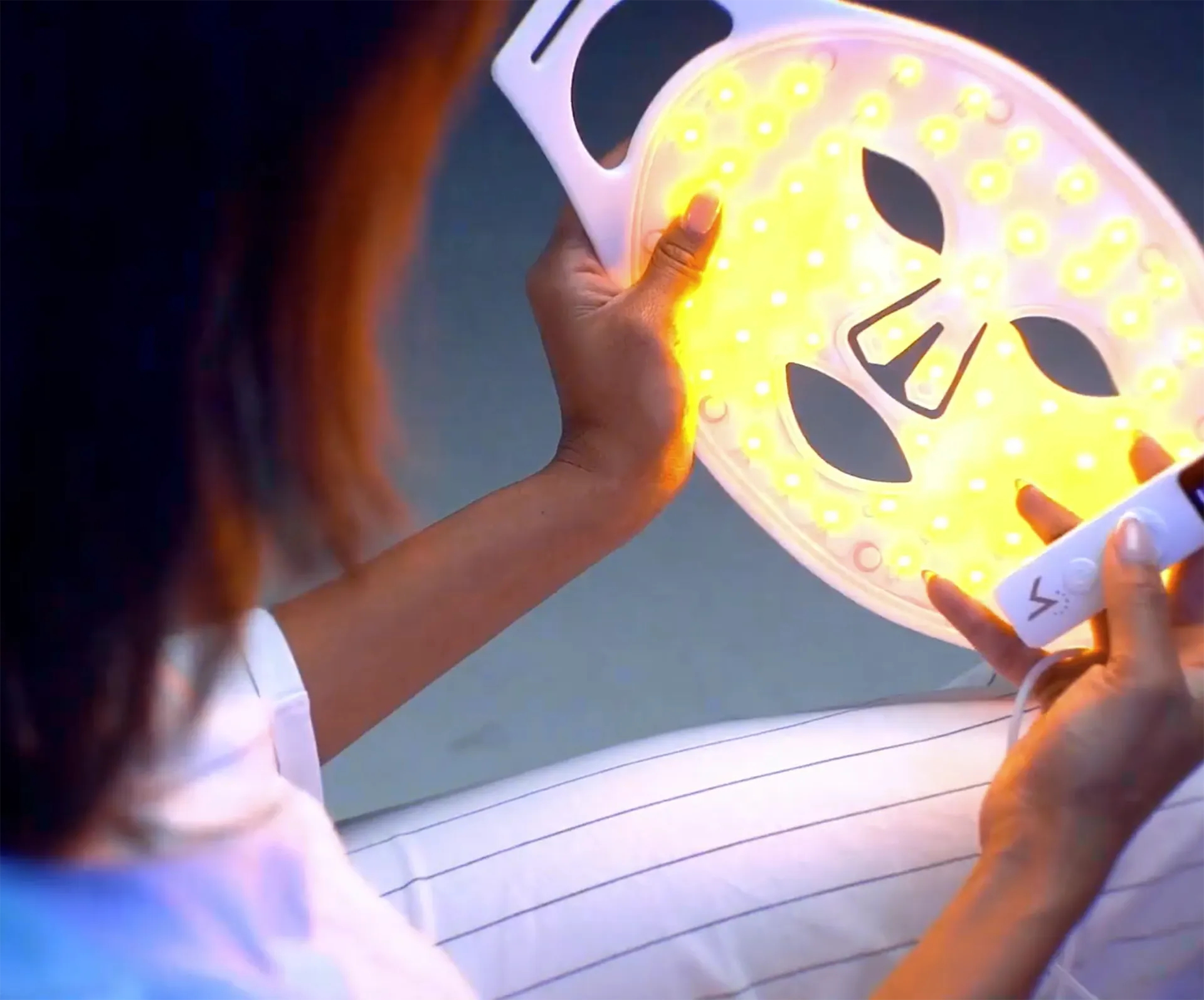 led face mask colour settings