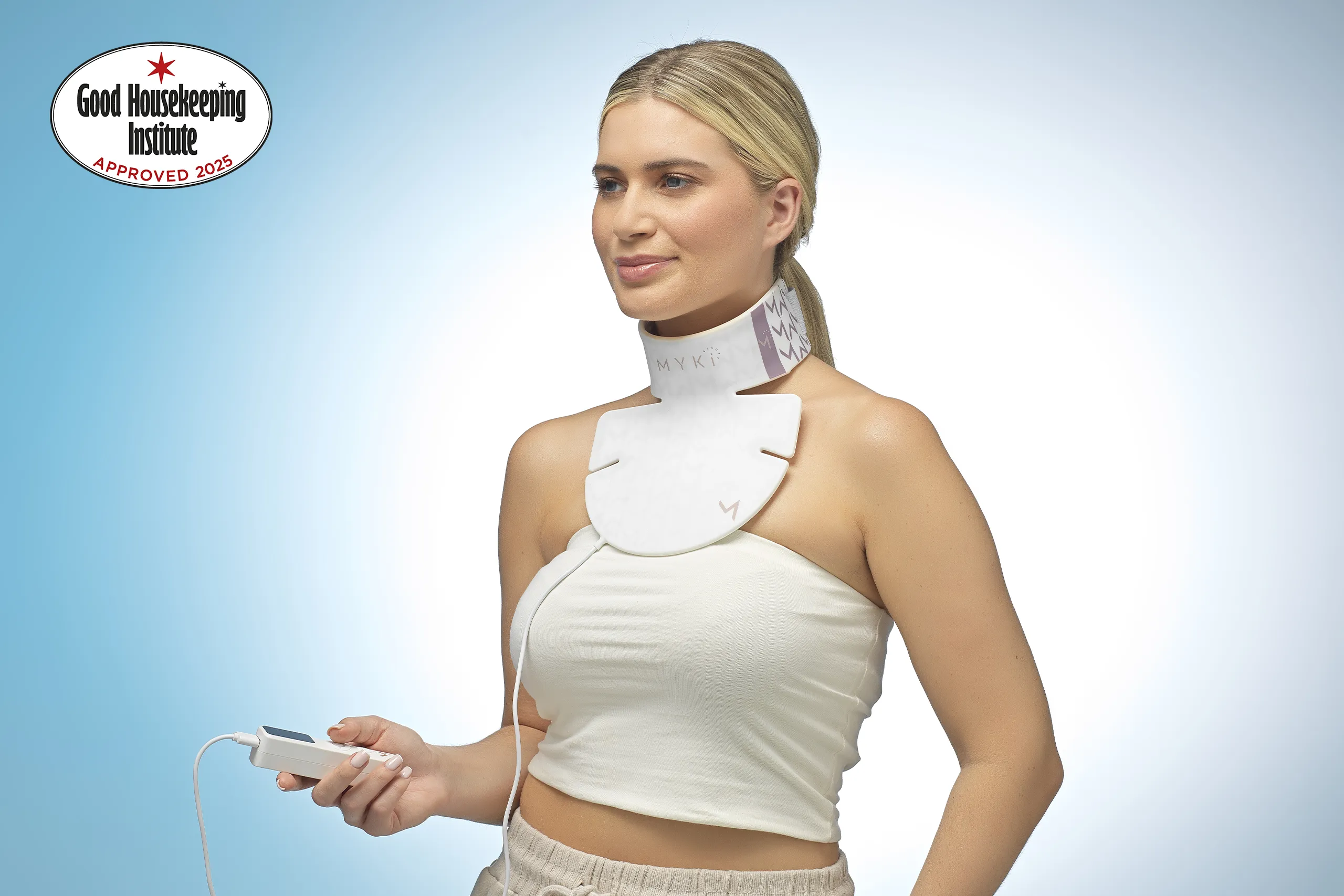 MyKi neck mask with controller