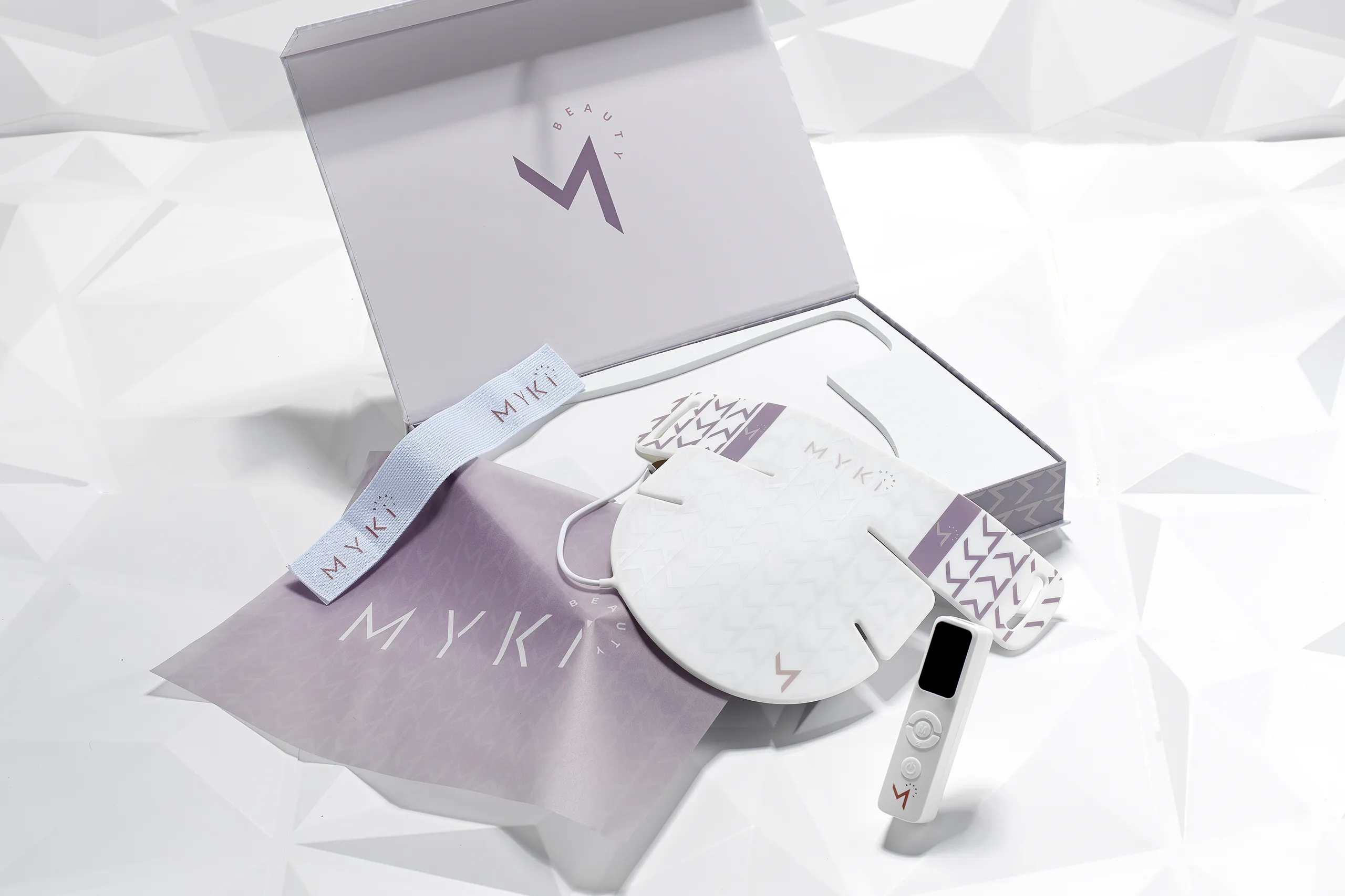 MyKi neck mask product in box